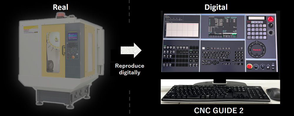 Digitally accurate CNC simulation