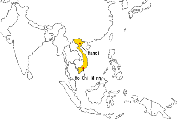 FANUC VIETNAM COMPANY LIMITEDのサービス地域と拠点